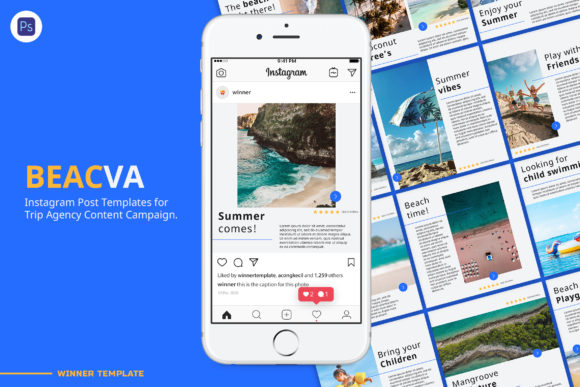 Beacva Instagram Vacation Post Templates: A Social Media Lifesaver