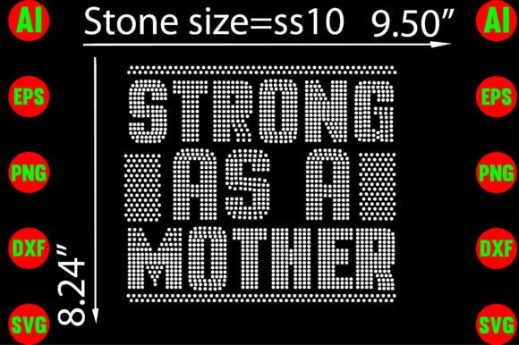 Celebrate Mom: Designing with Mother Day Rhinestone Templates