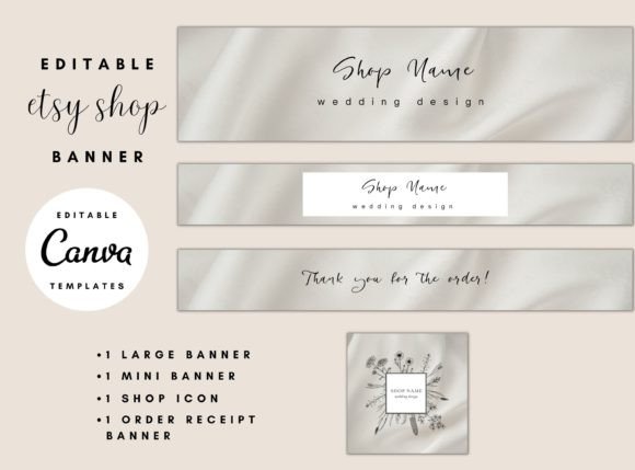 Elegant Etsy Shop Banner Templates: A Complete Branding Kit
