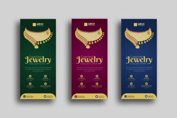 Elegant Jewelry Rack Card Templates: Elevate Your Brand