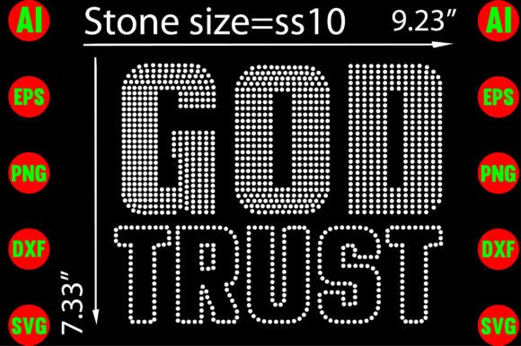 Exploring the God Trust Rhinestone Templates Design