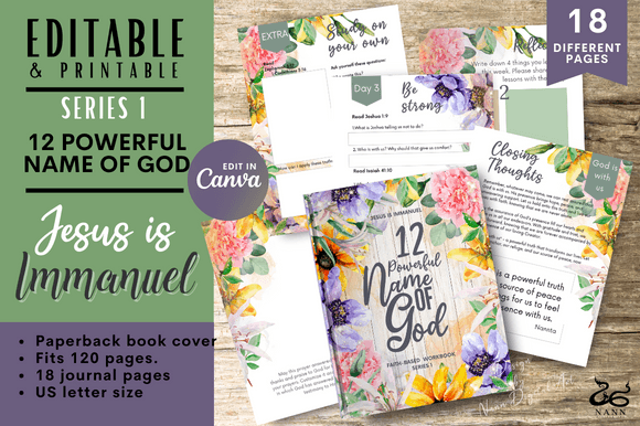Jesus is Immanuel Workbook Templates: A Designer's Guide to Meaningful Publishing