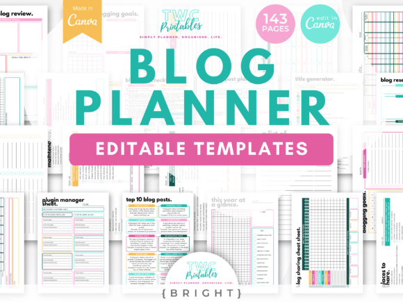 Master Your Content Strategy with Blog Planner Canva Templates