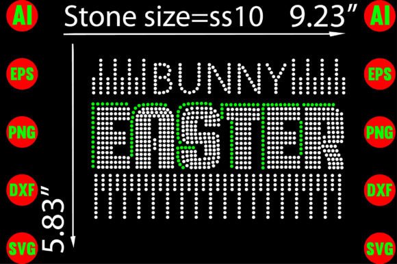 Sparkle Your Spring: Using Easter Bunny Rhinestone Templates