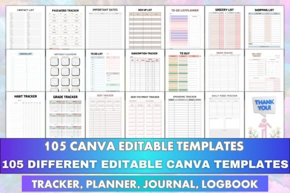Streamline Your KDP Business with 105 Canva Templates