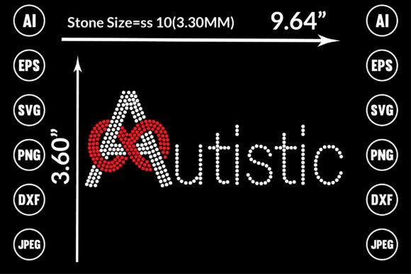 Using Autism Rhinestone Templates for Meaningful Design
