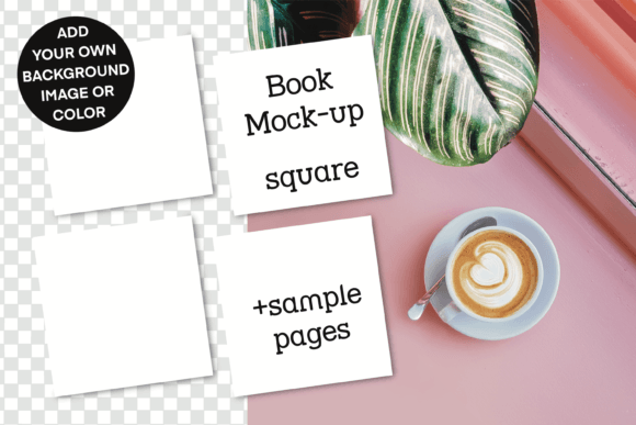 Visual Storytelling with Square Book Page Mockup Templates