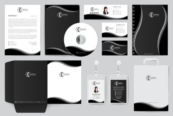 Wave Style Stationery: The Modern Branding Toolkit